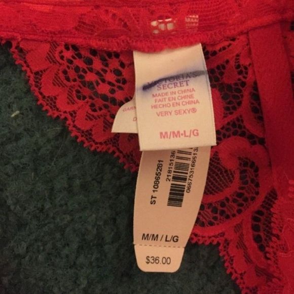Victoria's Secret red Garter Belt M/L💥PRICE DROP💥 - Picture 4 of 9